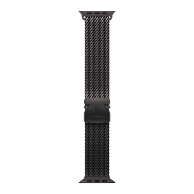 Apple Watch Ultra 2 49mm Black Titanium Case with Black Titanium Milanese Loop Medium (MX5U3)