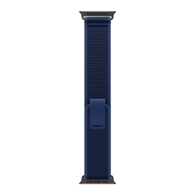 Apple Watch Ultra 2 49mm Black Titanium Case with Blue Trail Loop - M/L