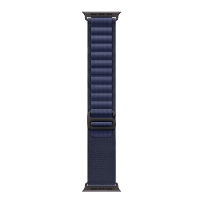 Apple Watch Ultra 2 49mm Black Titanium Case with Navy Alpine Loop - Medium