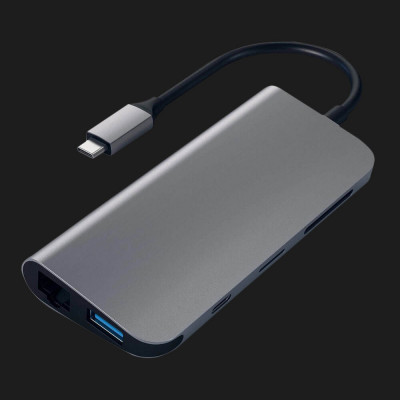 Адаптер Satechi Aluminum Type-C Multimedia Adapter Silver (ST-TCMM8PAS)