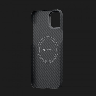 Чохол Pitaka MagEZ 3 Case для iPhone 14 Plus (Black/Grey Twill)