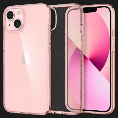 Чохол Spigen Liquid Crystal Glitter для iPhone 13 (Rose Quartz)