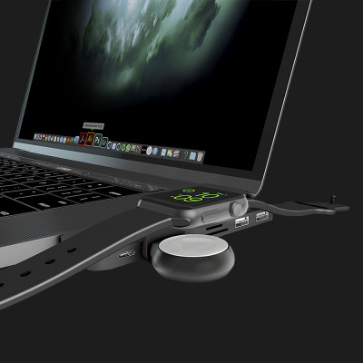 Бездротовий зарядний пристрій для Apple Watch Zens Aluminium USB-Stick