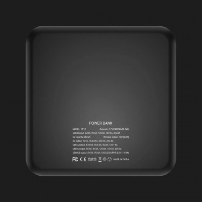 Портативний павербанк Power Bank Newell GP12 Laptop 60W 24000mAh (Black)