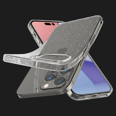 Чохол Spigen Liquid Crystal Glitter для iPhone 14 Pro Max (Crystal Quartz)