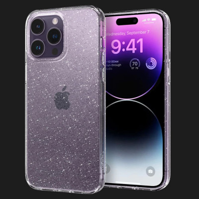Чохол Spigen Liquid Crystal Glitter для iPhone 14 Pro Max (Crystal Quartz)