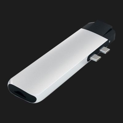 Адаптер Satechi Aluminum Type-C Pro Hub Adapter with Ethernet Space Gray (ST-TCPHEM)