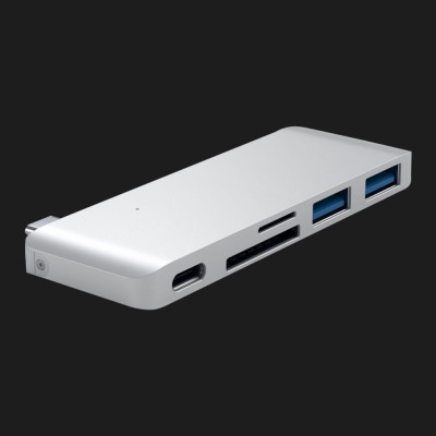 Адаптер Satechi Type-C USB 3.0 Passthrough Hub Silver (ST-TCUPS)