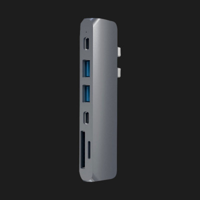 Адаптер Satechi Aluminum Type-C Pro Hub Adapter Silver (ST-CMBPS)