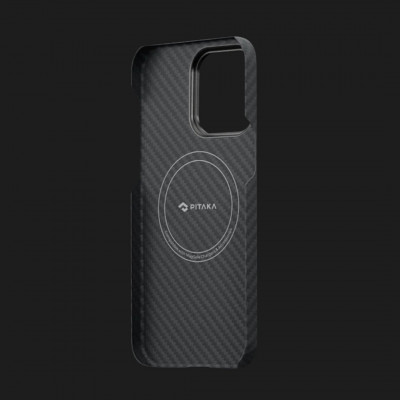 Чохол Pitaka MagEZ 3 Case для iPhone 14 Pro Max (Black/Grey Twill)