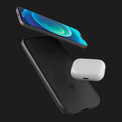 Бездротова зарядка Zens Dual Aluminium Wireless Charger (White)