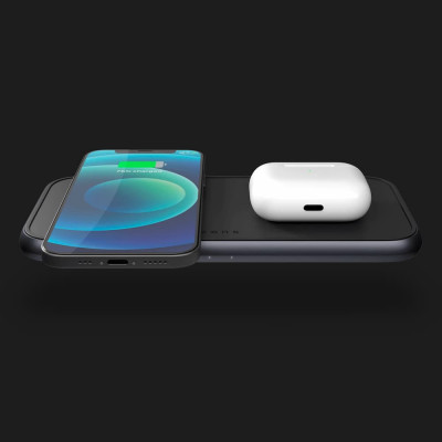Бездротова зарядка Zens Dual Aluminium Wireless Charger (White)