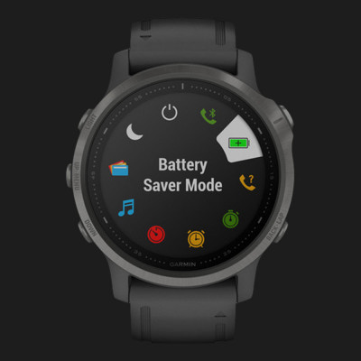 Годинник Garmin Fenix 6S Carbon Gray DLC with Black Band (010-02159-25)