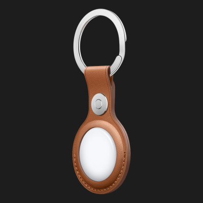 Брелок для AirTag Leather Key Ring (Saddle Brown) (MX4M2)