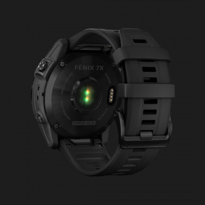 Garmin Fenix 7X Sapphire Solar Black DLC Titanium with Black Band (010-02541-22)
