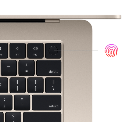 Ноутбук MacBook Air 15" Apple M2/8CPU/10GPU/8GB/512GB SSD/Starlight (MQKV3)