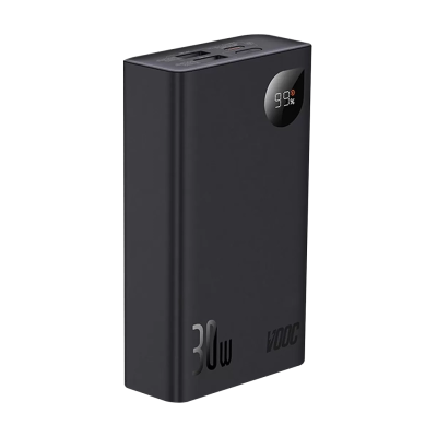 Доп батерея Baseus Adaman 2 Display Fast Charge 20000mAh 30W Black (PPAD050001)