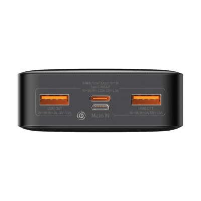 Доп батарея Baseus Bipow Overseas 20W 20000mAh Black (PPBD050501)
