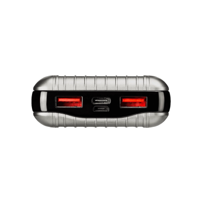 Доп батарея Krazi KZ-PB001 Air MaQ 20000mAh QC+PD 65W (74Wh) Silver