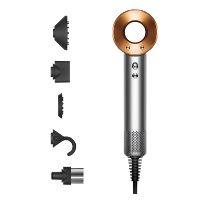 Фен для волосся Dyson Supersonic HD07 (Nickel/Copper) (389922-01)