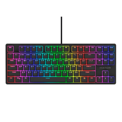 Клавіатура механічна HATOR Rockfall 2 Mecha TKL orange (HTK-520) black
