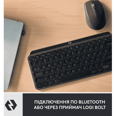 Комплект (клавіатура + миша) LOGITECH MX Keys Mini Combo for Business-GRAPHITE-US (920-011061)