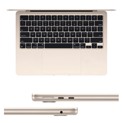 MacBook Air 13" Apple M3/8CPU/10GPU/8GB/512GB SSD/Starlight (MRXU3)