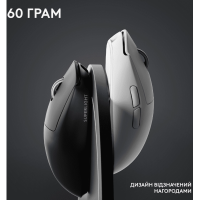 Миша LOGITECH G Pro X Superlight 2 Lightspeed White (910-006638)