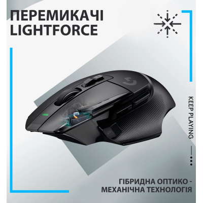 Миша LOGITECH G502 X LIGHTSPEED, Black (910-006180)