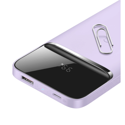 Доп батерея Baseus Magnetic Wireless 20W 10000mAh Purple (PPCX010005)
