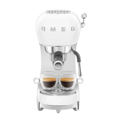 Ріжкова кавоварка еспресо SMEG ECF01WHEU