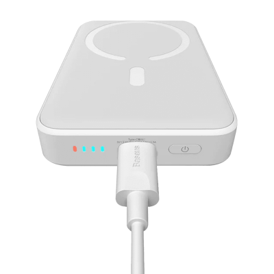 Зовнійшній акумулятор Baseus Magnetic Mini 10000mAh 20W White (PPCX030002)