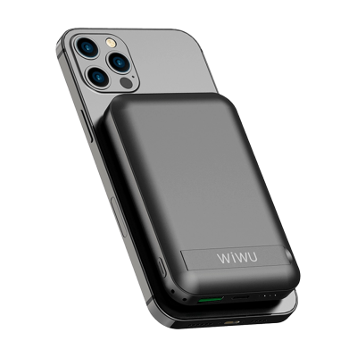Зовнішній акумулятор WIWU 10000mAh Snap Cube Black