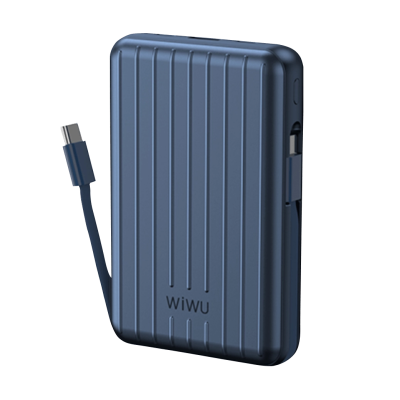 Зовнішній акумулятор Wiwu Trunk Series 5000mAh, 22,5w (PP03) Blue