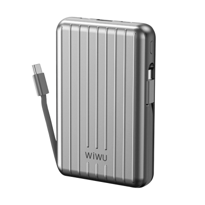 Зовнішній акумулятор Wiwu Trunk Series 5000mAh, 22,5w (PP03) Silver