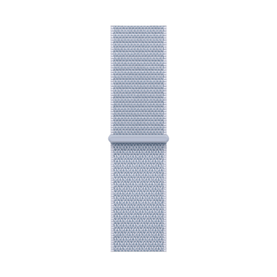 Apple Watch Series 10 46mm Silver Aluminum Case with Denim Sport Band - S/M (MWWL3)